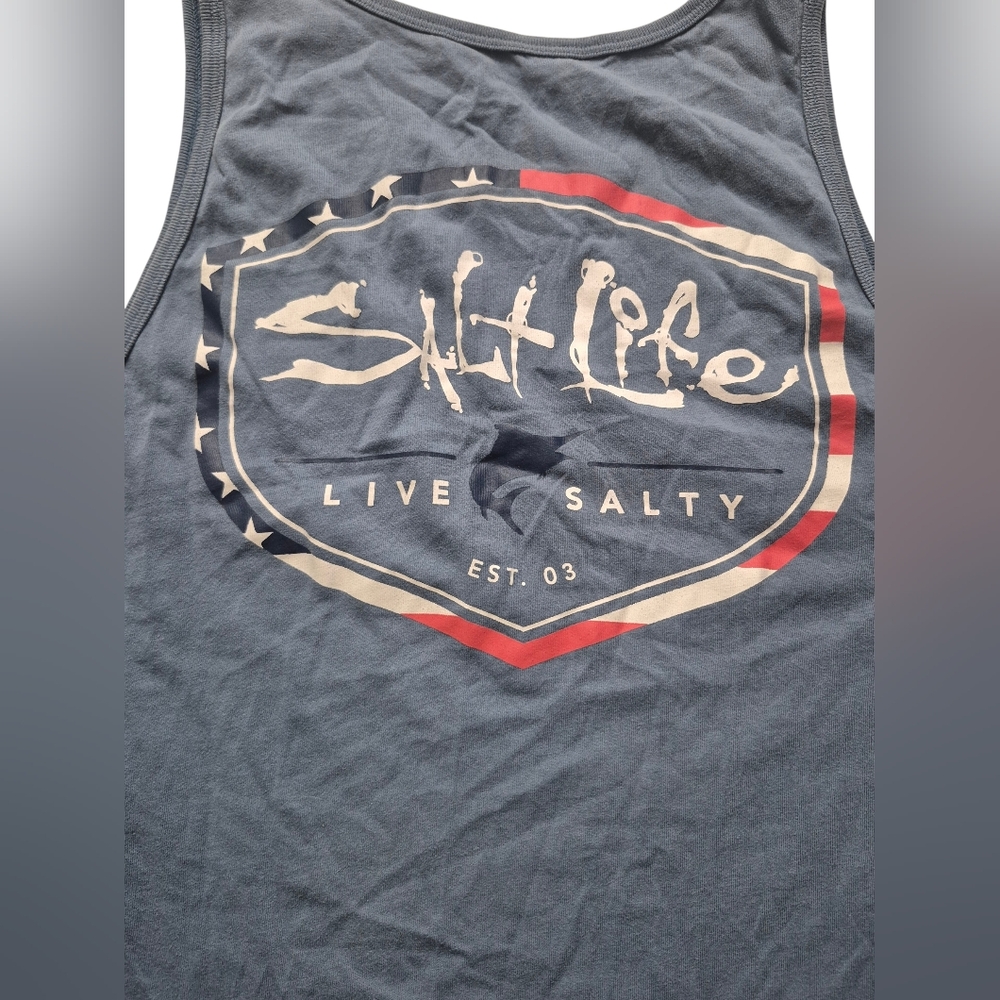Blue Salt Life Tank Top - Picture 6 of 6